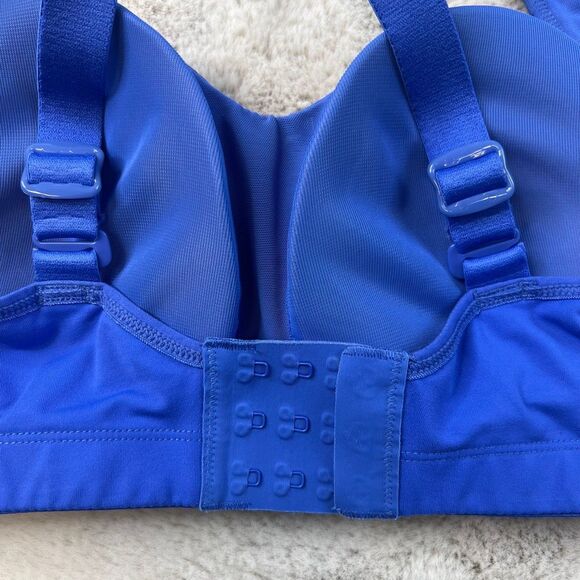 LULULEMON TA TA TAMER BRA PADDED ROCKSTEADY SIZE 32C Blue Sports - Picture 4 of 8